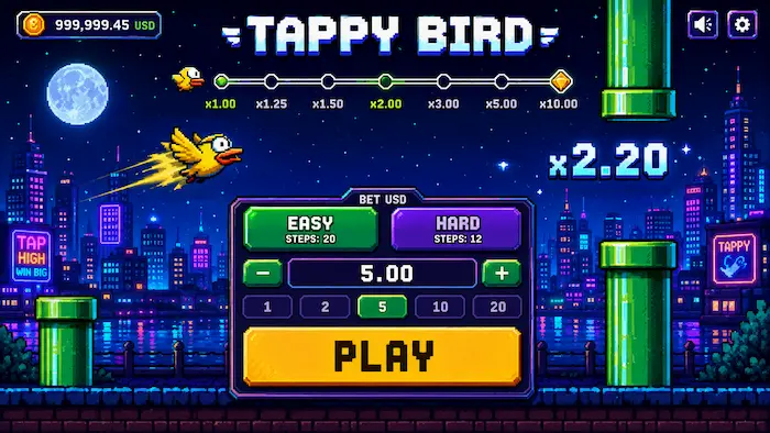 Tappy Bird Slot baner